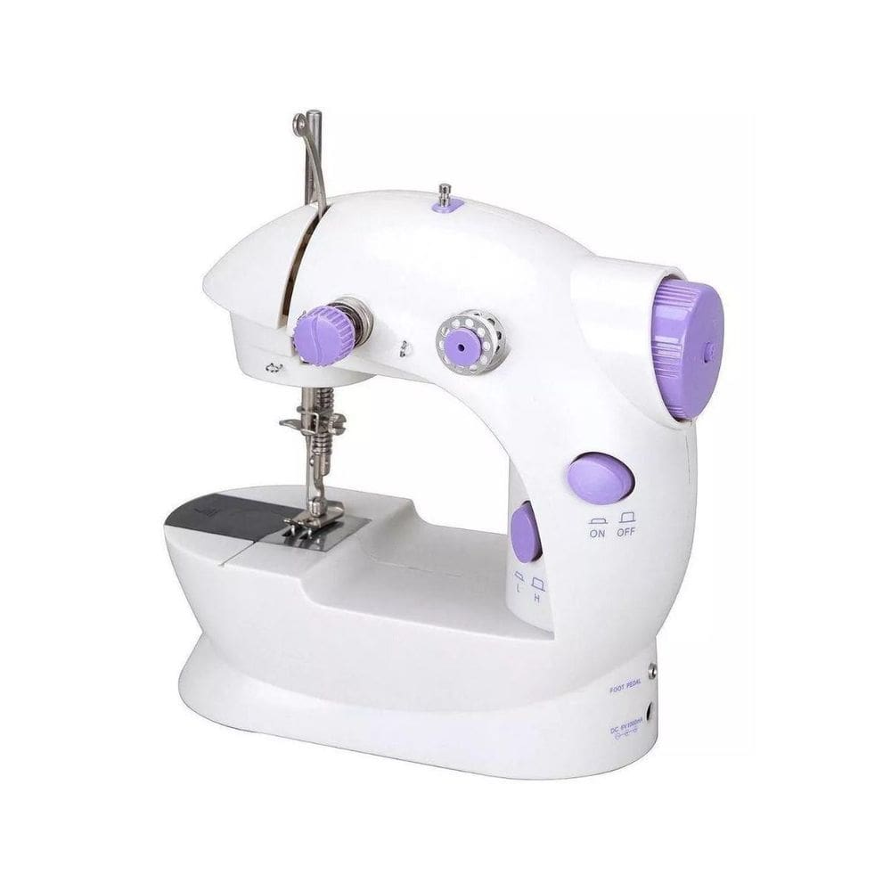 Mini Máquina De Costura Elétrica Portátil Pedal De Controle