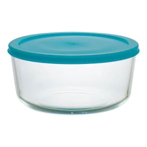 Pote de Vidro Borossilicato Refratário com Tampa Verde 236ml - Casambiente