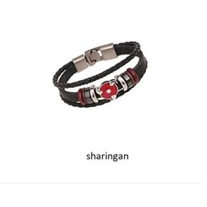 Pulseira Sintética Couro Naruto Desenho Anime Modelos