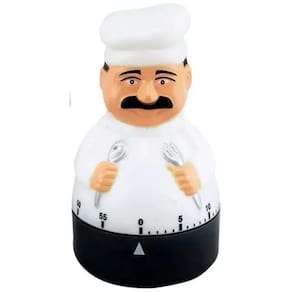 Temporizador Manual Timer Cozinha Formato Cozinheiro 60 Min