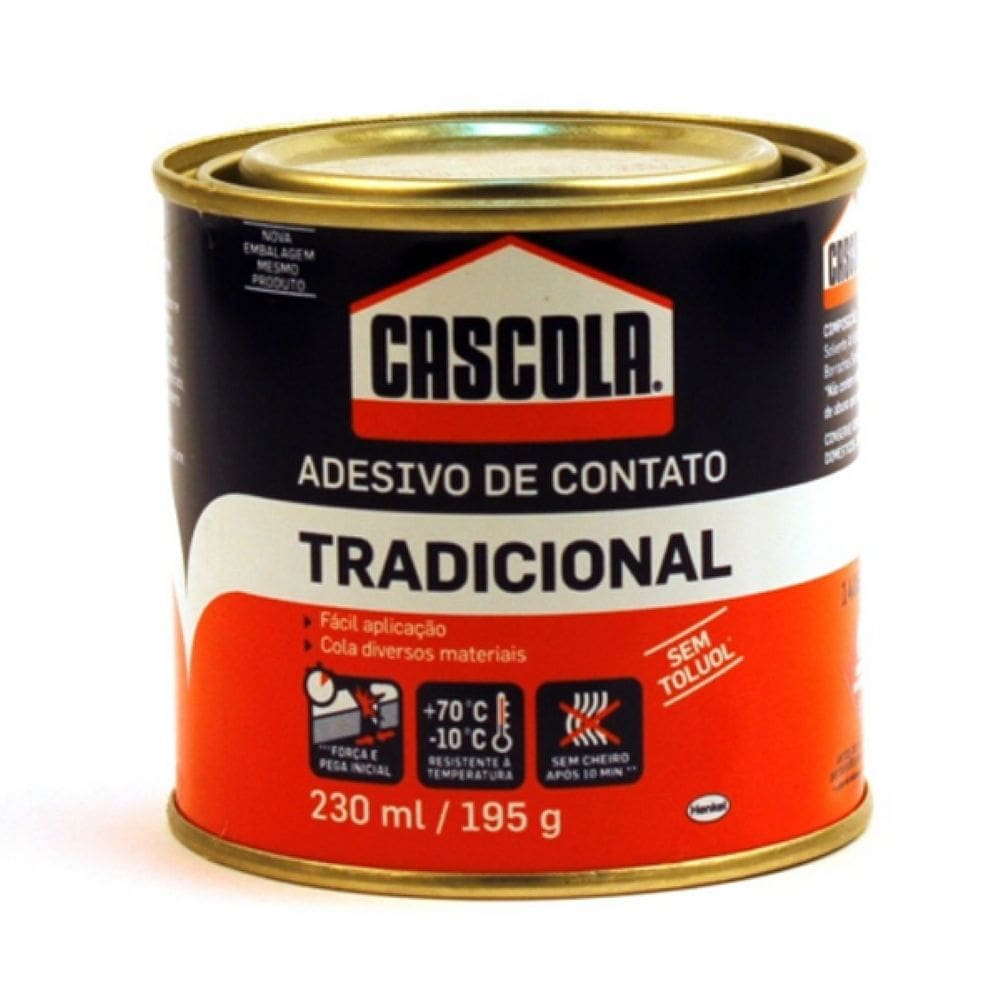 Adesivo de contato Cascola Tradicional 230 Ml / 195 gr