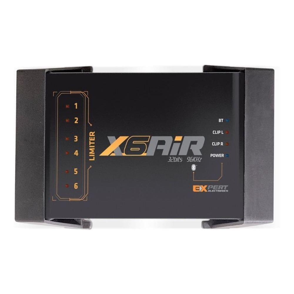 Processador Crossover Expert X6 Air Bluetooth 6 Canais
