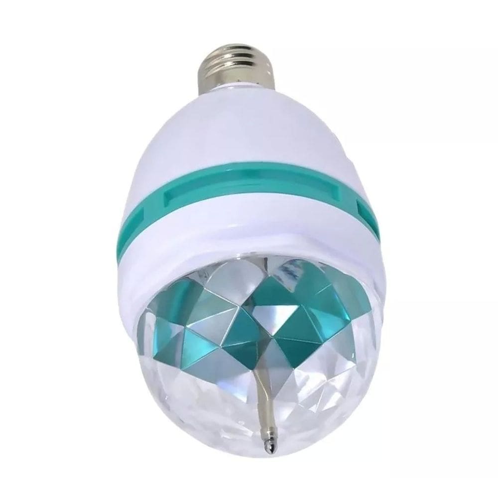 Lampada Giratória Bola Maluca Led Balada Festa