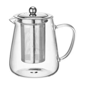 Bule Chaleira De Vidro Com Infusor Jarra 950Ml Cafe Chá Mesa