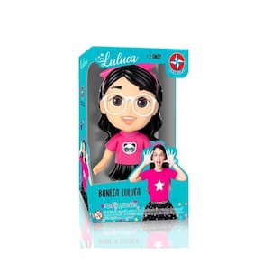 Boneca Vinil Luluquinha Estrela 20cm - Brinquedo Interativo