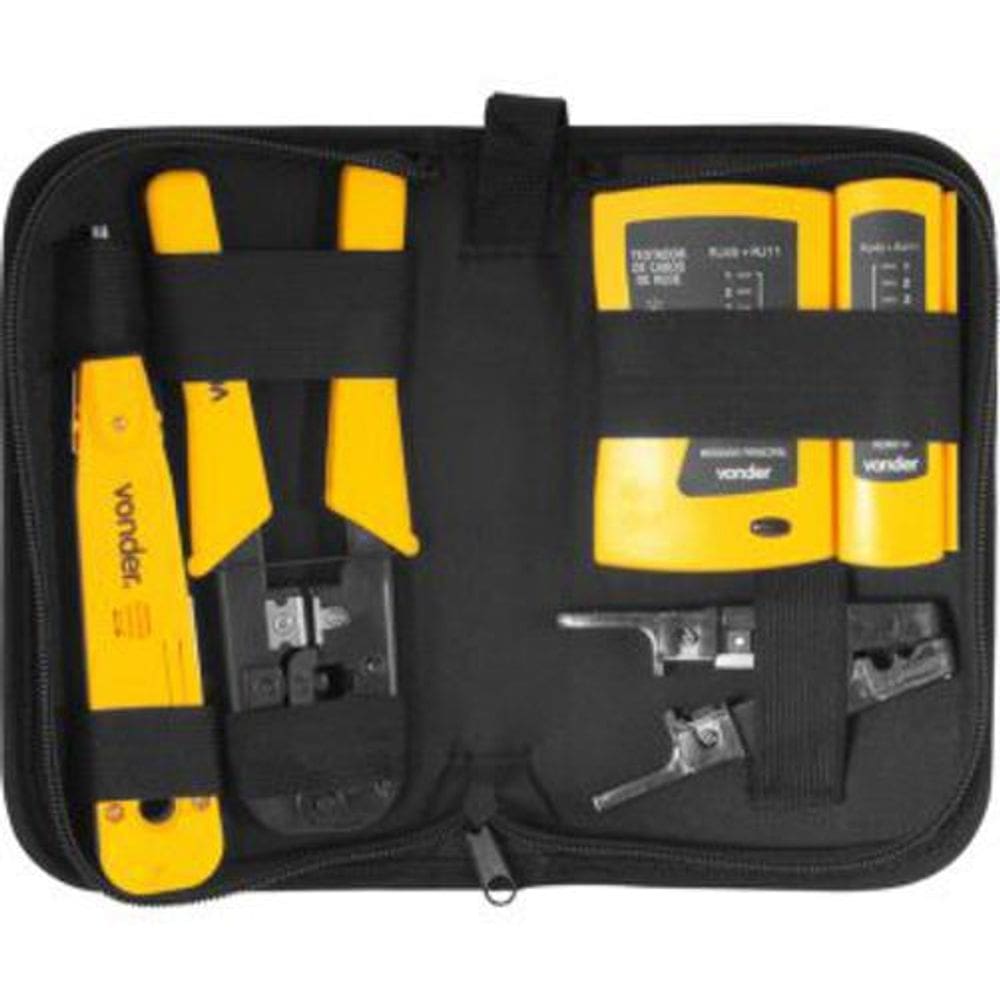 Jogo De Testador De Cabo De Rede C/Acessorios Vonder