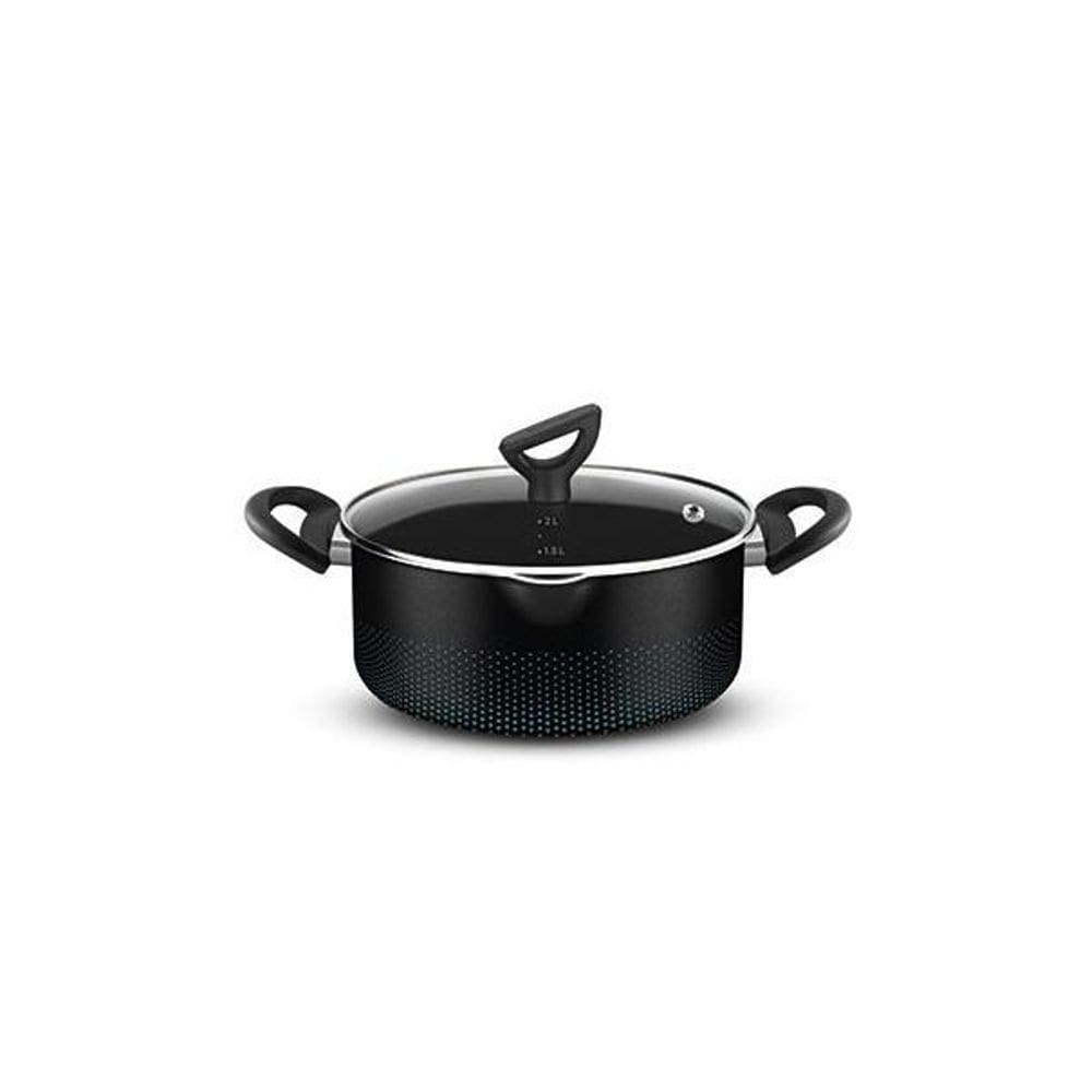 Caçarola Rochedo Smart Com Tampa Vidro 20Cm 2,7 Litros