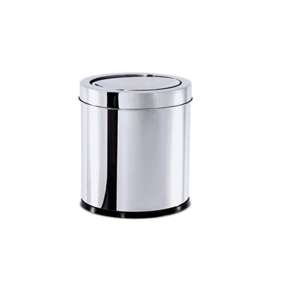 Lixeira Inox com Tampa Basculante - Decorline Brinox