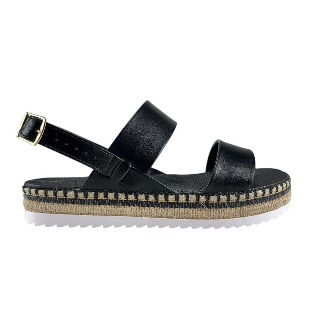 Sandália Moleca Feminino Branca Detalhes em Corda 5447518