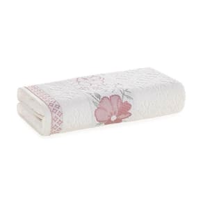 Toalha De Rosto Yuna Karsten Fio Cardado Branco