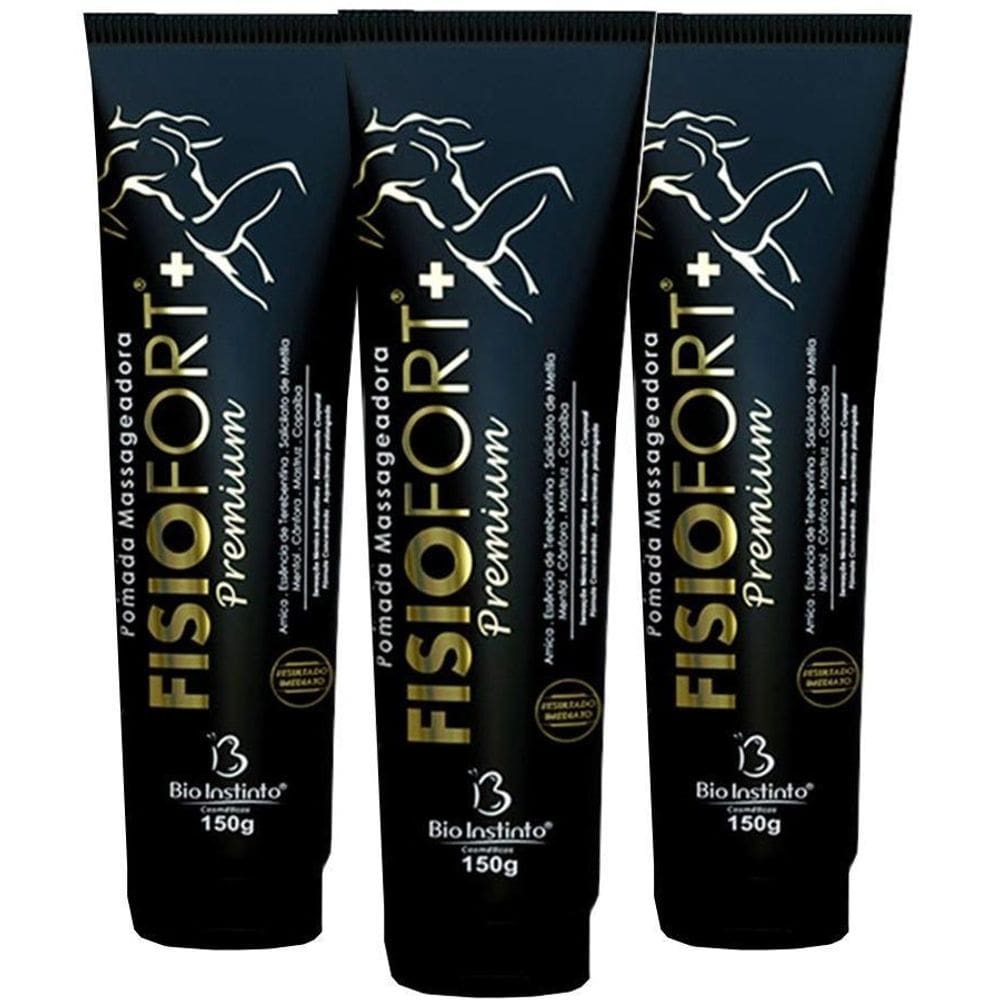 Pomada Massageadora Fisiofort Premium 150G 36U Bio Instinto