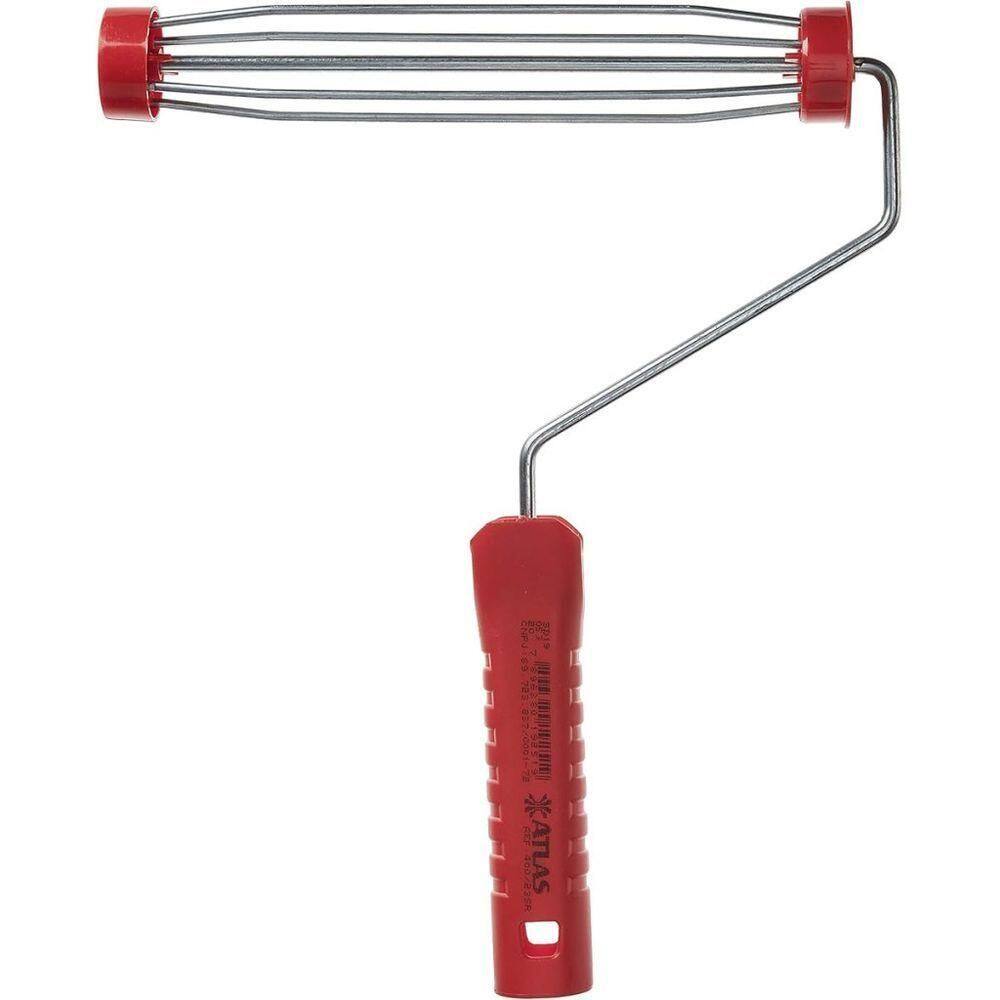 Pincéis Atlas 400/23sr Garfo De Pintura Gaiola Sem rosca Aco Vermelho 23cm