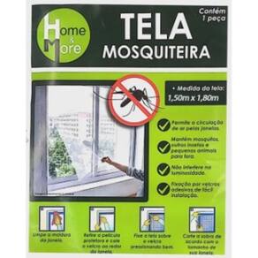 Tela Mosquiteira para Janela Anti-inseto 1,5 x 1,8 Clink