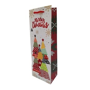 Sacola/Embalagem Presente 36x12x8cm Marry Christimas1-Quanhe