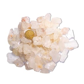 Topázio Branco 10 a 20mm 200g Bruto Natural Pedra de 2025