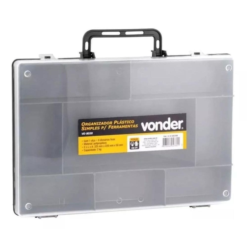 Vonder Organizador Plástico Simples Para Ferramentas Vd 8020