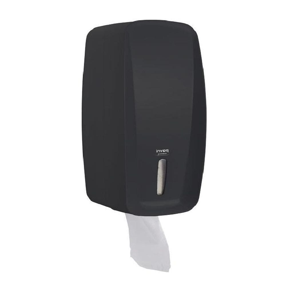 Dispenser Porta Papel Higiênico Cai Cai Preto Invoq Premisse