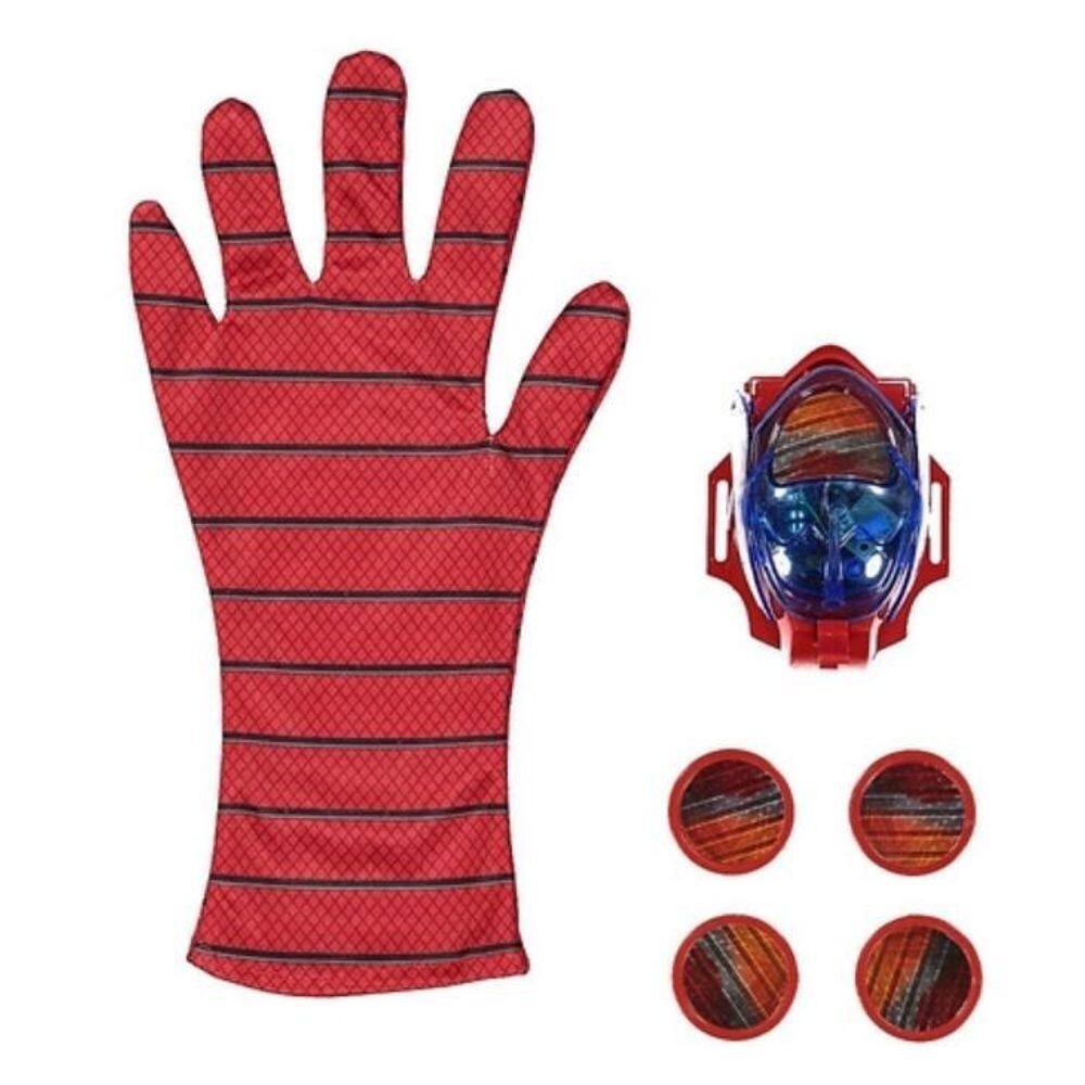 Luva Homem Aranha Lança Discos Brinquedo Spider Man