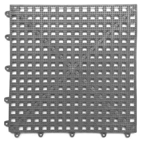 Piso Modular Acqua Kap Kapazi 30x30 cm com 6 Peças Cinza