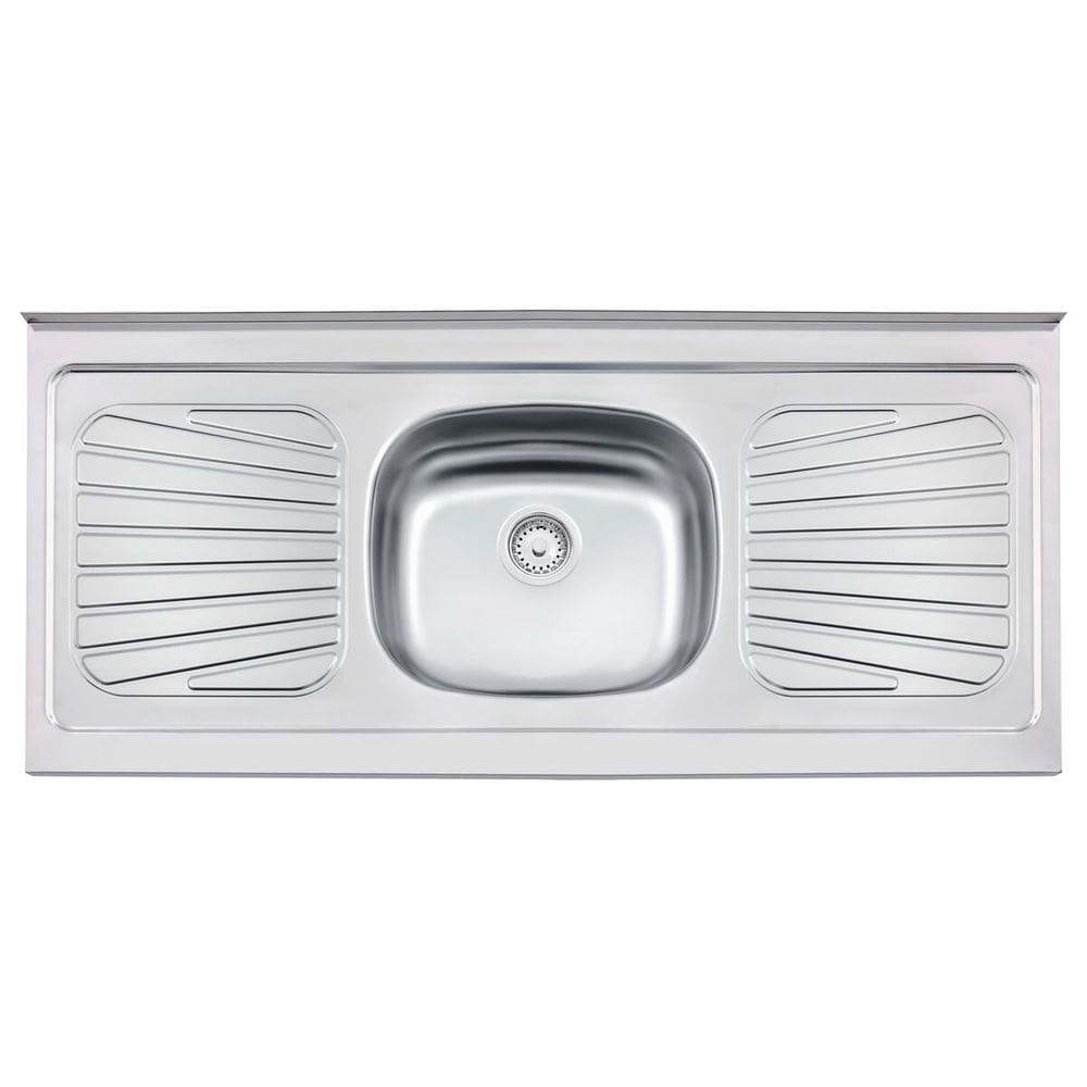 Pia de Apoio New Raggi 40 Aço Inox Pré Polido 120x52cm - Tramontina 93041/527