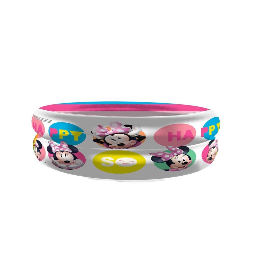 Piscina Inflável Infantil Minnie Disney 37 litros p/ Crianças, Bebes, Praia, Piscina
