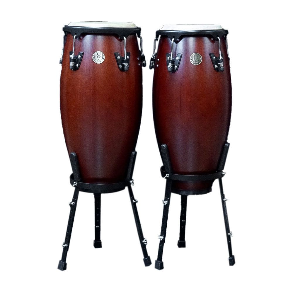 PAR DE CONGA WILLIAMS SANTACLAVA 10" & 11" BROWN SATIN