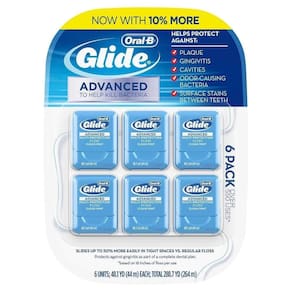 Oral B Glide Advanced Floss Fio Dental Pack 6 Unidades