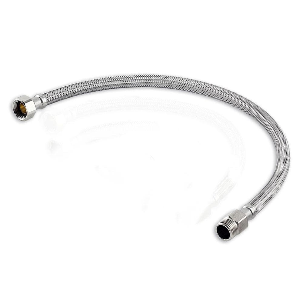 Mangueira Engate Flexível Trançado Em Aço Inox 60Cm Liege