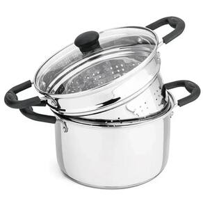 Espagueteira Inox 4,4L Fundo Triplo Hercules