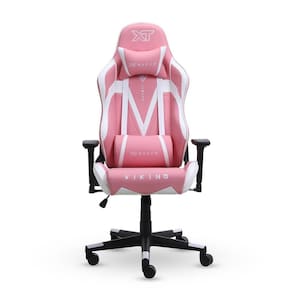 Cadeira Gamer XT Racer Viking Rosa/Branco 130-140cm