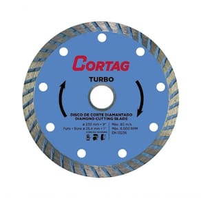 Disco De Corte Diamantado Turbo 230mm - Cortag