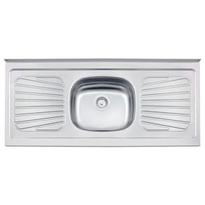 Pia De Apoio New Raggi 40 Aço Inox Pré Polido 120x52cm - Tramontina 93041/527