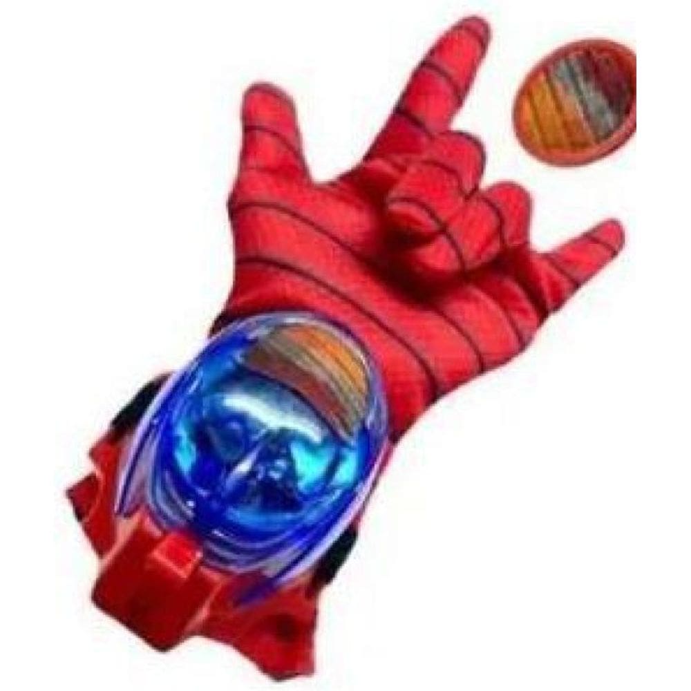 Luva Lança Discos Homem Aranha Luz E Som Vingadores