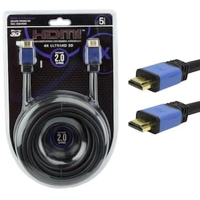 Cabo Hdmi 5m Blindado 2.0 Ethernet 5 Metros 4k 3d 2160p