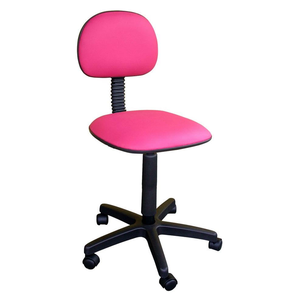 Cadeira Secretária Rosa | Corano | Base Giratória