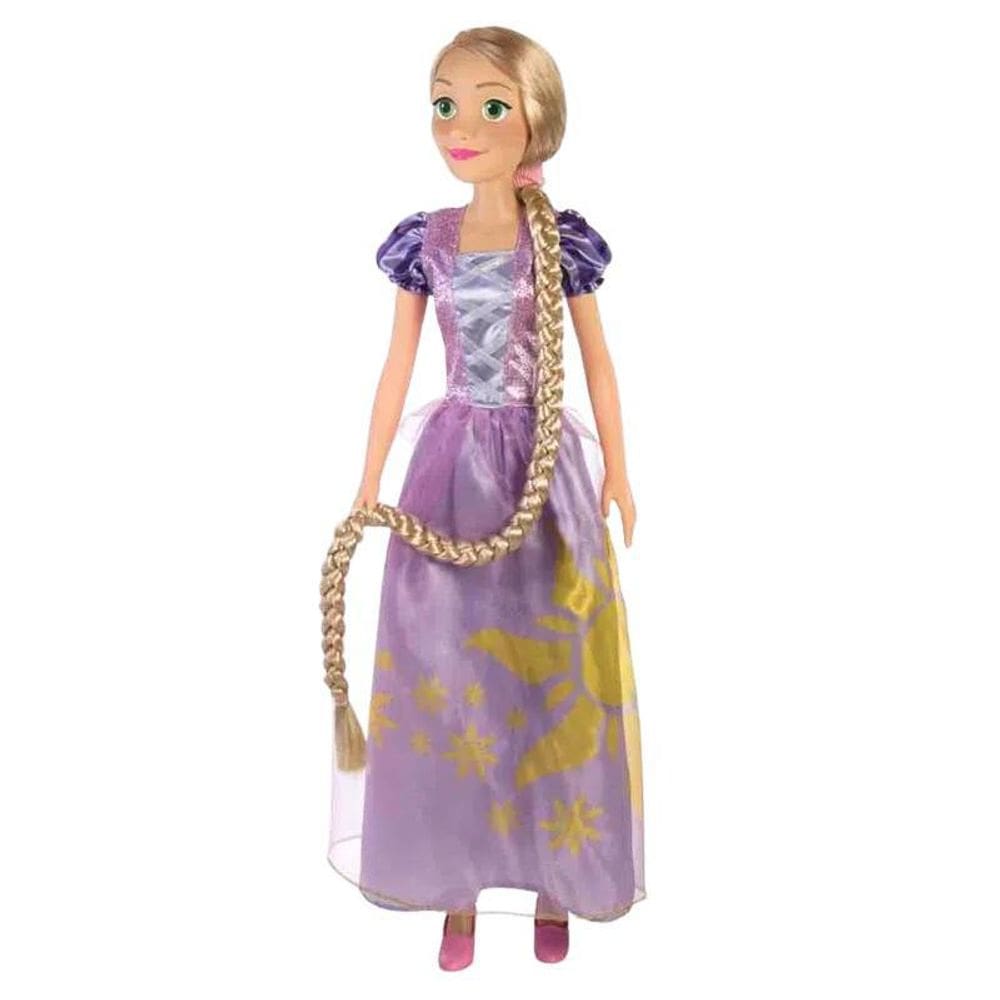 Boneca Princesa Rapunzel My Size Grande Baby Brink