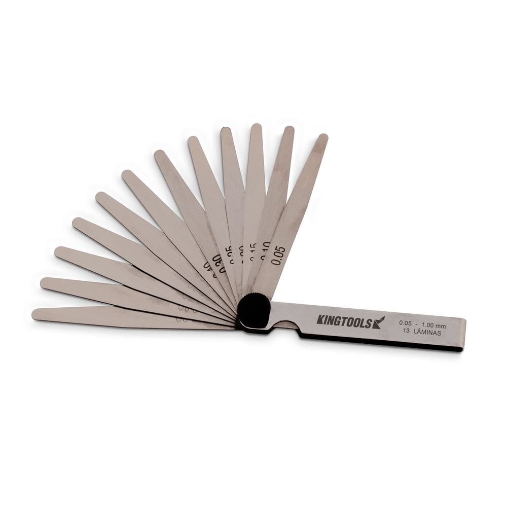 Calibre de Folga 13 Lâminas Aço 0,05-1mm Kingtools 600.010