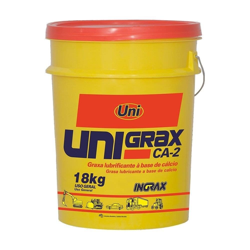 Graxa de Calcio Marrom Unigrax | Uso Geral Chassis PTG 95°C 18kg