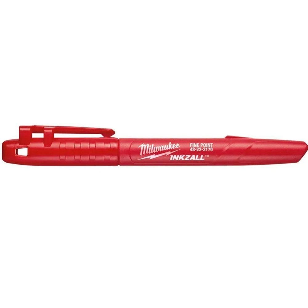 Caneta Ponta Fina Vermelha Inkzall 48-22-3170 Milwaukee - Unica Unico