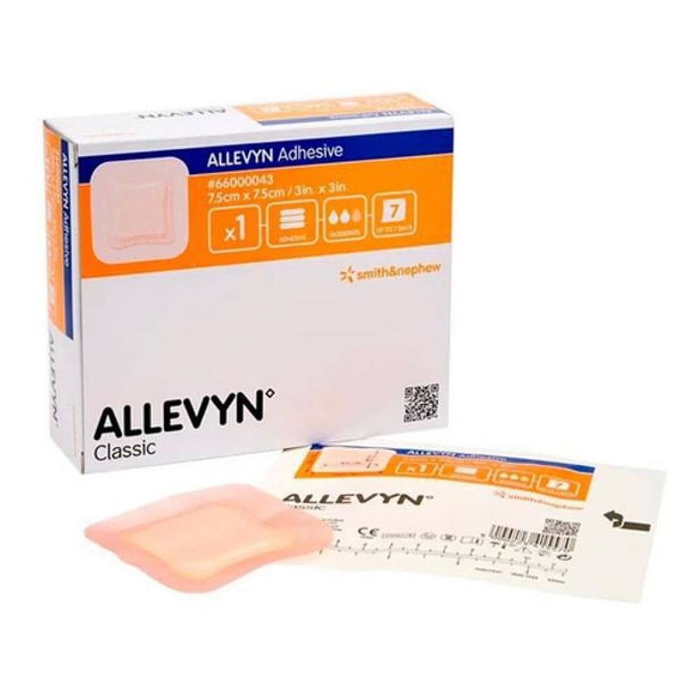 Curativo Allevyn Adhesive 7.5Cm X 7.5Cm Smith & Nephew