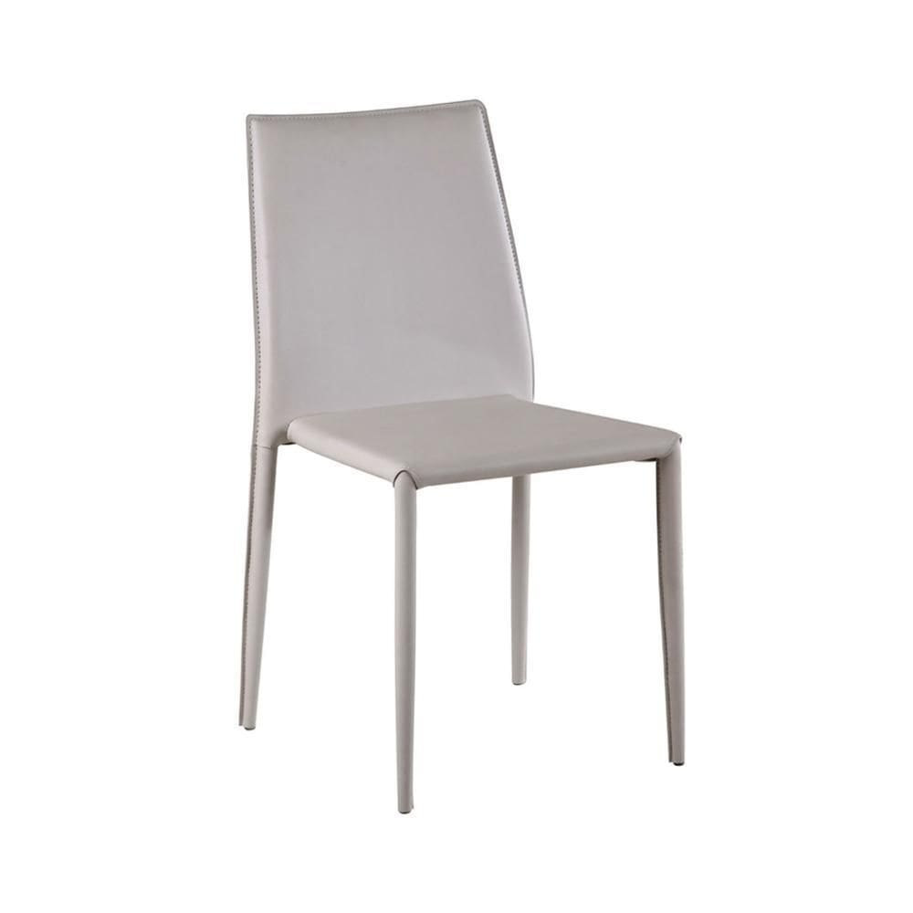 Cadeira De Jantar Amanda Pvc Nude Rivatti Kit 6 Unidades