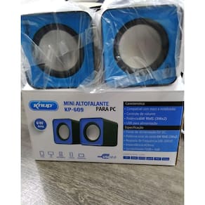 Mini Alto-falante Para Pc Knup KP-609