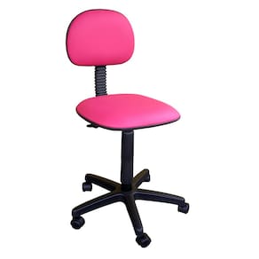 Cadeira Secretaria Giratória Corano Laminada Pistão Fixo