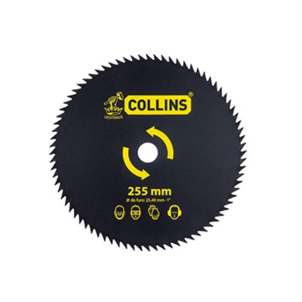 Disco De Corte Para Roçadeira 80 Dentes Hss 255Mm Collins