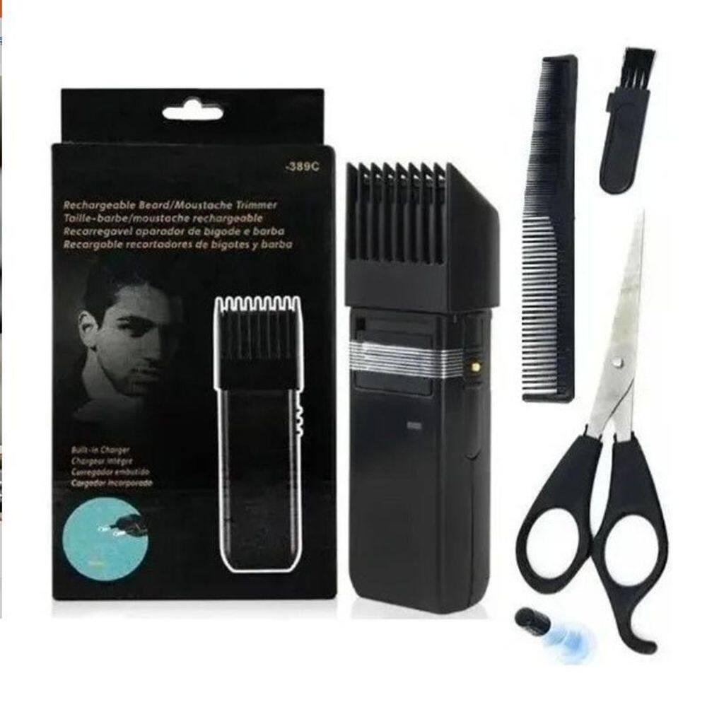 Máquina Aparador Para Cabelo E Barba Recarregáveis Xz-389C