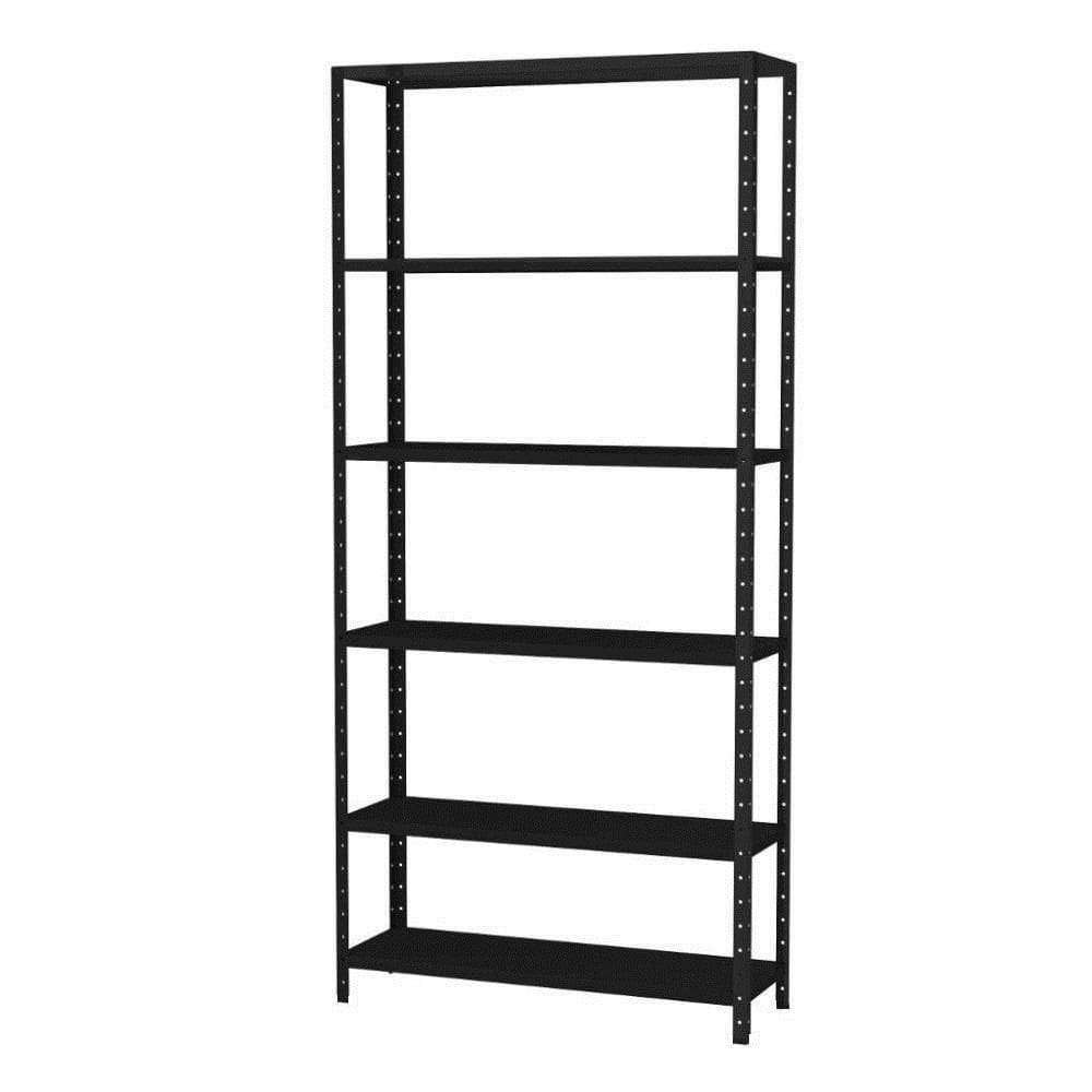 Estante Em Aço 90 Cm Com 6 Prat. Em Mdf