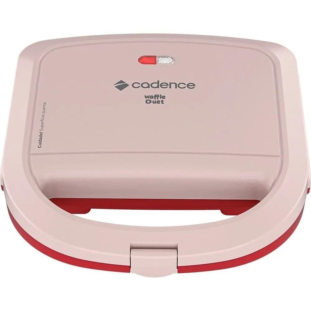 Maquina De Waffle Cadence Maker Rosa 220V