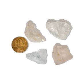 Kit 4 Topázio Branco 20 a 30nmm Bruto Natural Pedra de 2025