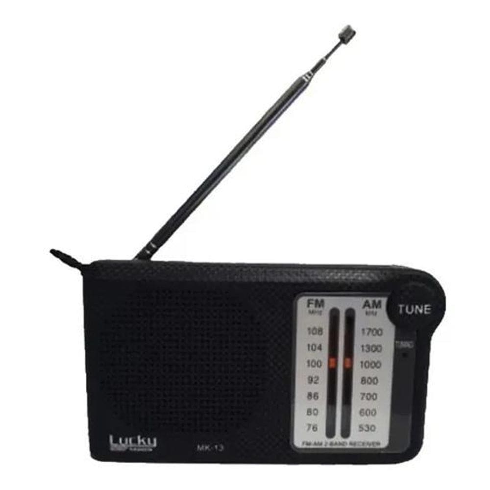Rádio Portátil Am Fm Pilha