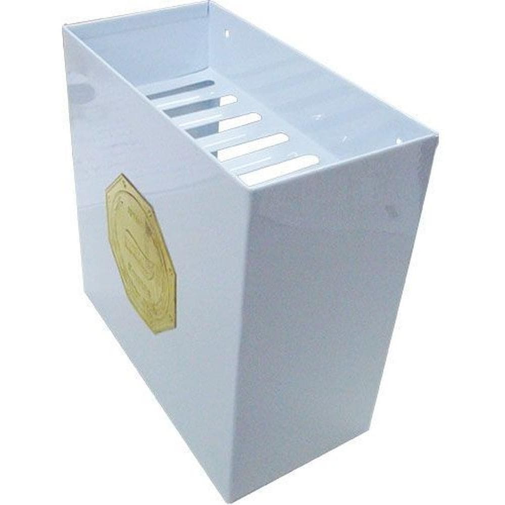Cesto De Folhas Inox Branco Para Saunas Impercap 20x20x10cm